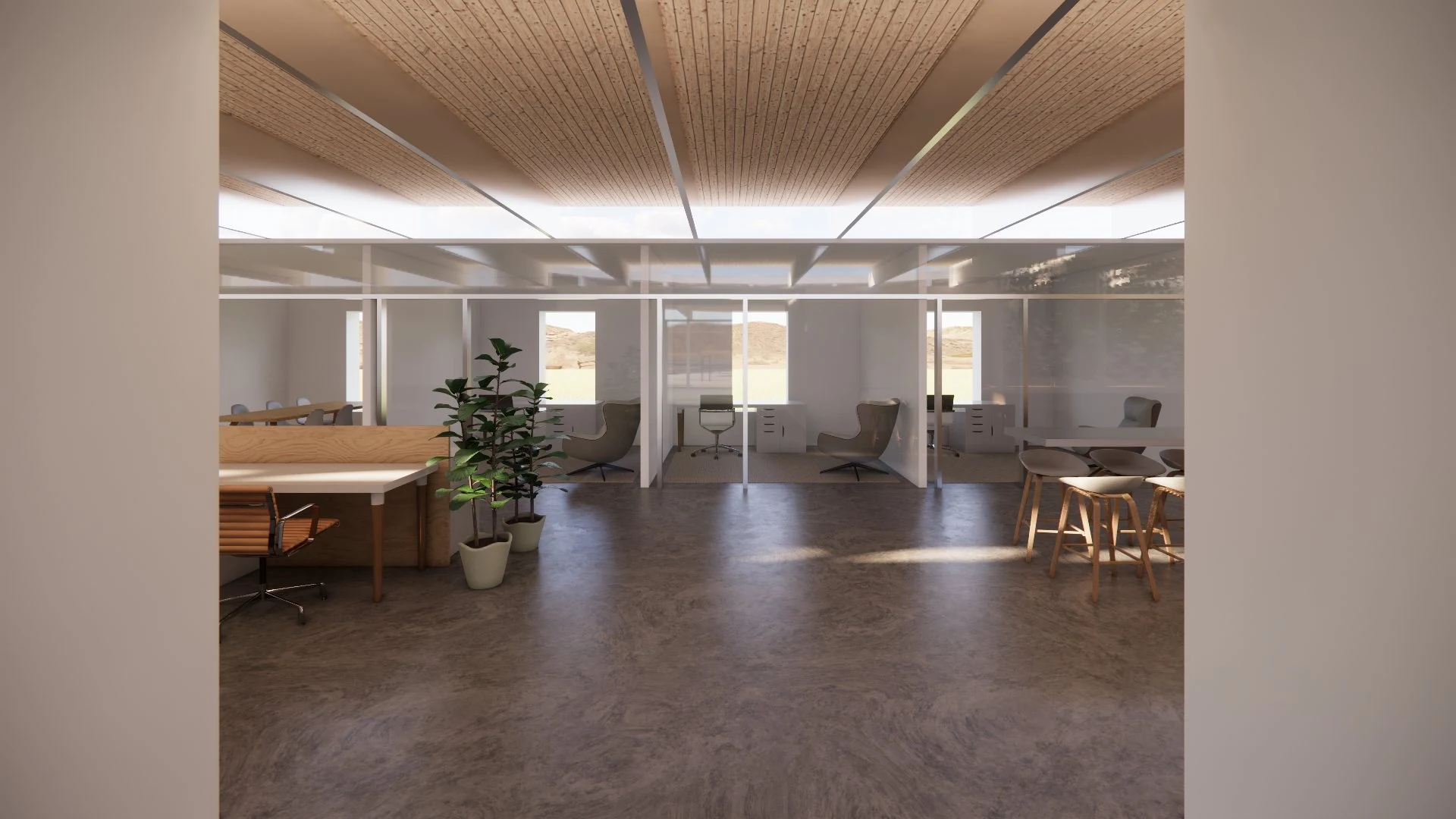 Architectural rendering of the proposed Heroes Hall offices
